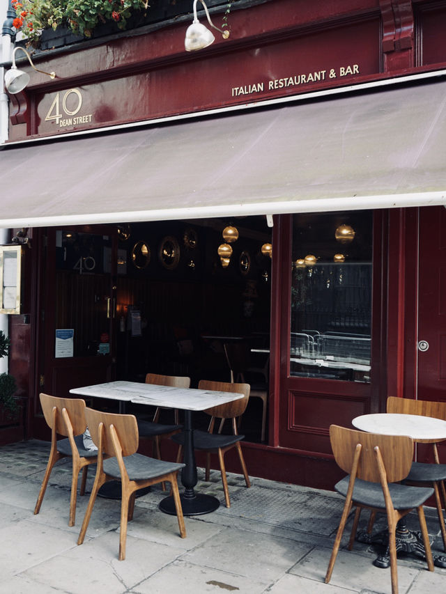 London | Tasty Italian restaurant with good vibe in soho 