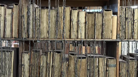 A Rare Chained Library & Ancient Medieval Map Of The World - Hereford Has It All! — traveler post in Hereford