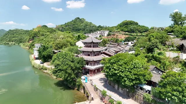 在成都周邊找到了治癒系的千年古鎮