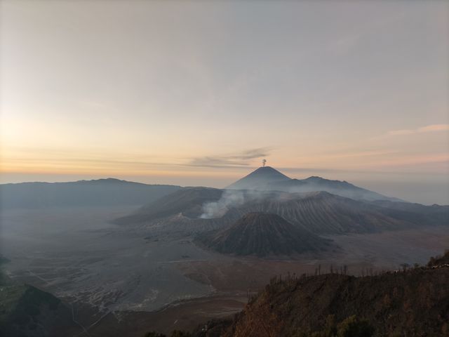 終於見到你，爪哇火山