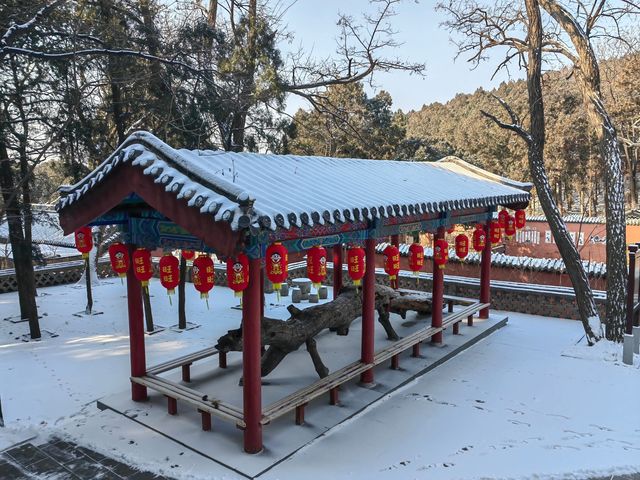 雪落仙山，佛風道骨五峰山！