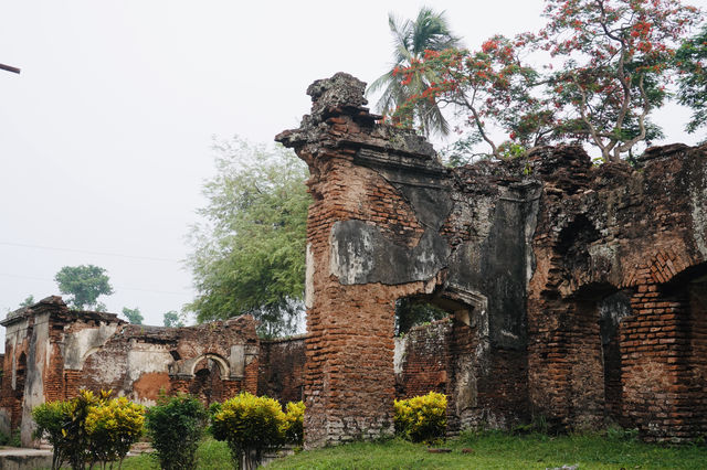 孟加拉地區最大的一片古建是普提亞印度寺廟建築群