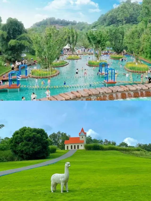 Who hasn't been to the water forest amusement park in Chengdu yet?!  Who hasn't been to the water forest amusement park in Chengdu yet?!