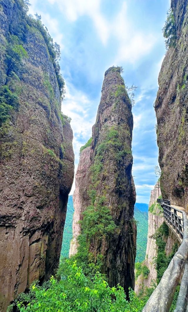 神仙居一半人間一半仙，神仙居之旅，是探秘之旅，尋夢之旅