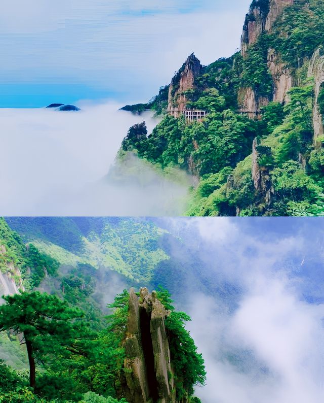 江西不止有武功山，在它隔壁的這座山也很絕