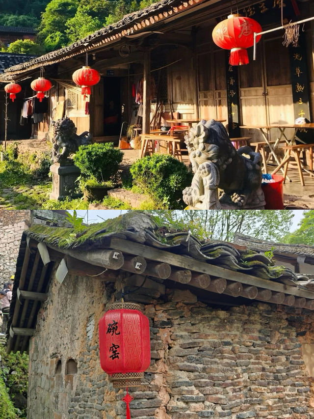 朋友還以為我去了千戶苗寨這裡是溫州碗窯