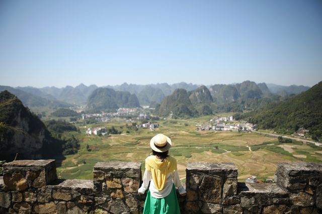 廣西東蘭|國慶期間這麼美的觀景台居然沒人?。 廣西東蘭|國慶期間這麼美的觀景台居然沒人?。