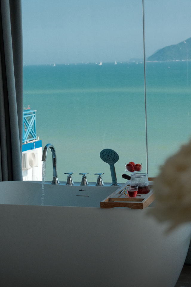 不想退房來深圳會一直住的海景酒店。