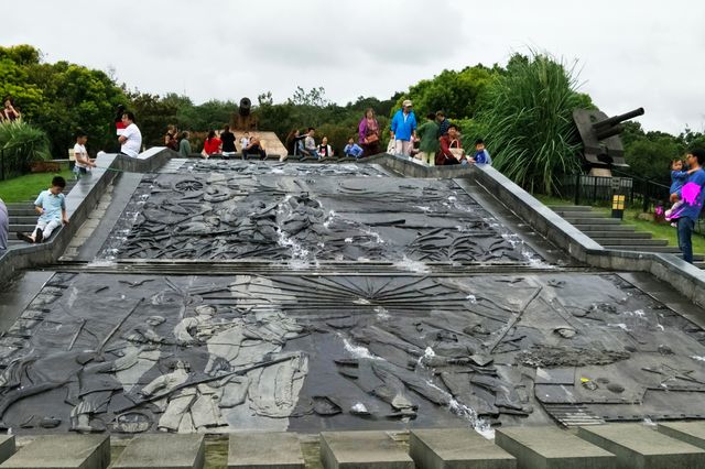 上海小九寨溝~~吳淞炮台灣國家濕地公園。