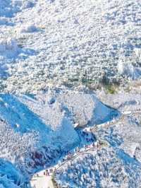 推薦廣東人一個最省錢的賞雪地：雲冰山景區。