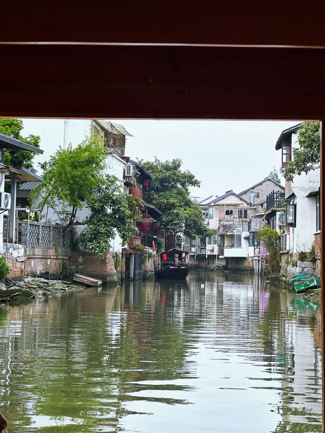 上海東方威尼斯不來朱家角古鎮坐船等於白來