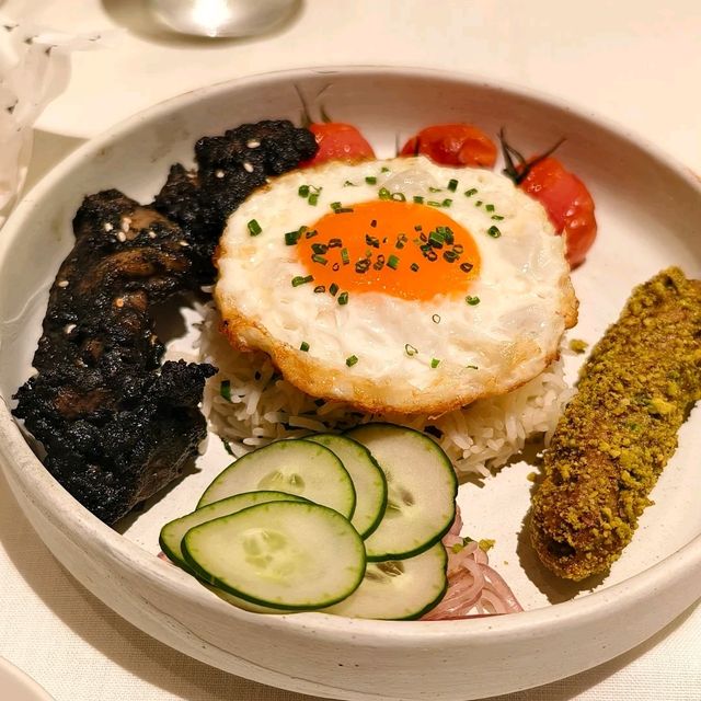 nice middle eastern food.