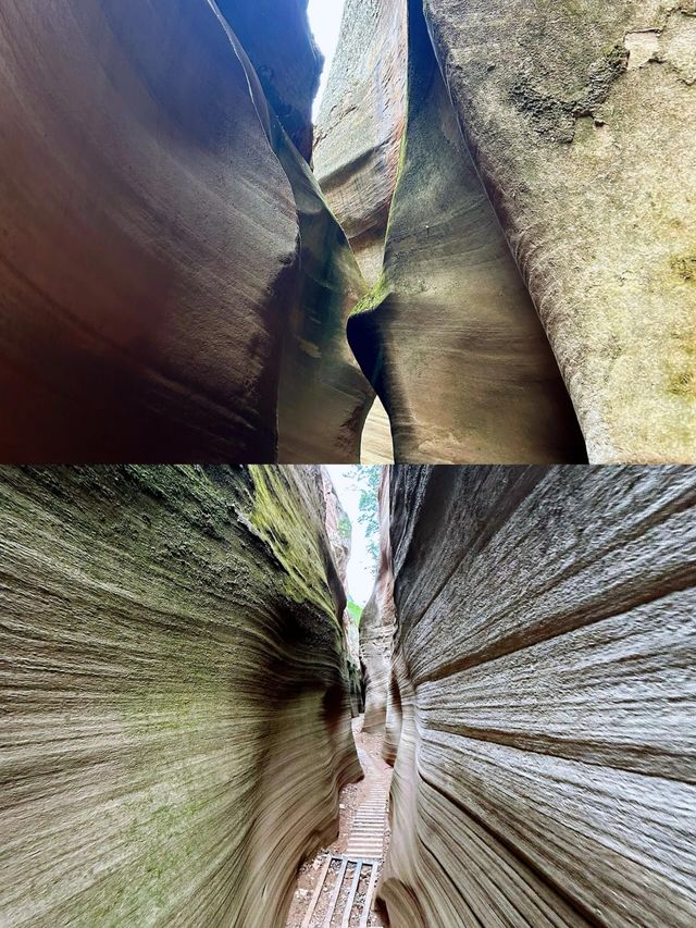丹霞地貌-大自然的鬼斧神工貓巷大峽谷