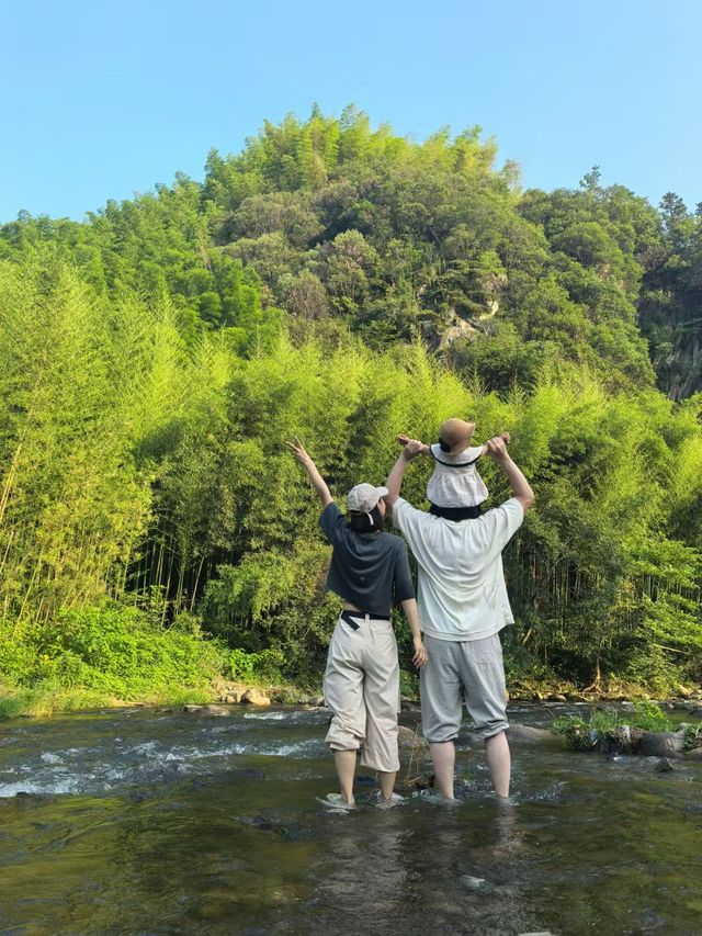溯溪露營｜帶小朋友躲進莫干山25度的夏日竹海