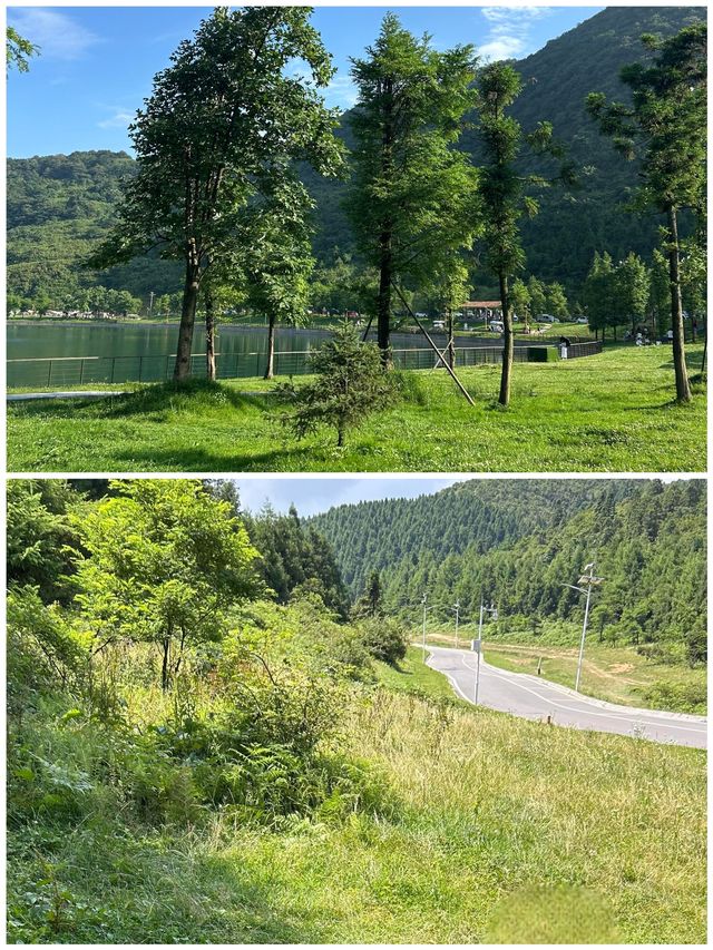 南天湖景區湖光山色山間小徑走走看看心情大好