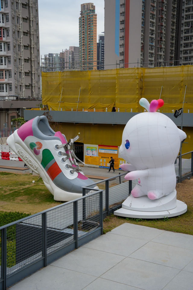 香港啟德體育園大灣雞萌到心化! 香港啟德體育園大灣雞萌到心化!