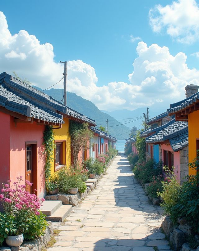 七彩漁村童話世界｜中國的“五漁村”、“彩虹村”｜“彩色王國”