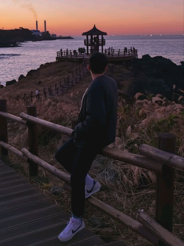 억새풀과 제주바다를 한눈에 볼 수 있는 이곳"닭머르해안길"