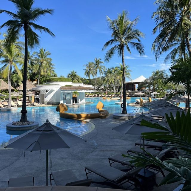 🏨華欣希爾頓度假酒店😆海天一色的度假天堂！🌊🌴 