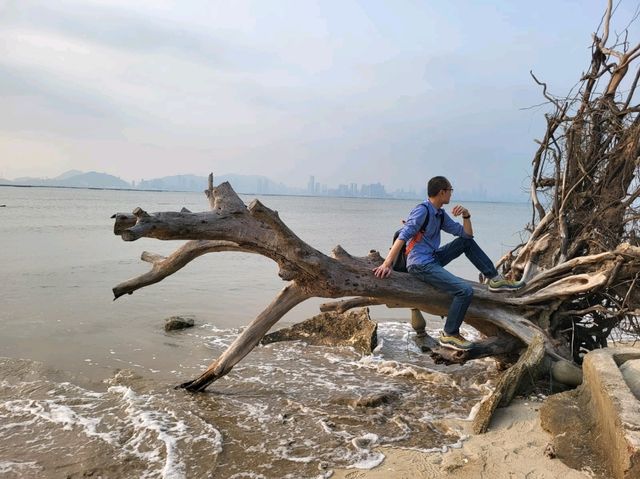 打卡一流的流浮山景色