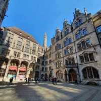 The Marienplatz of Munich