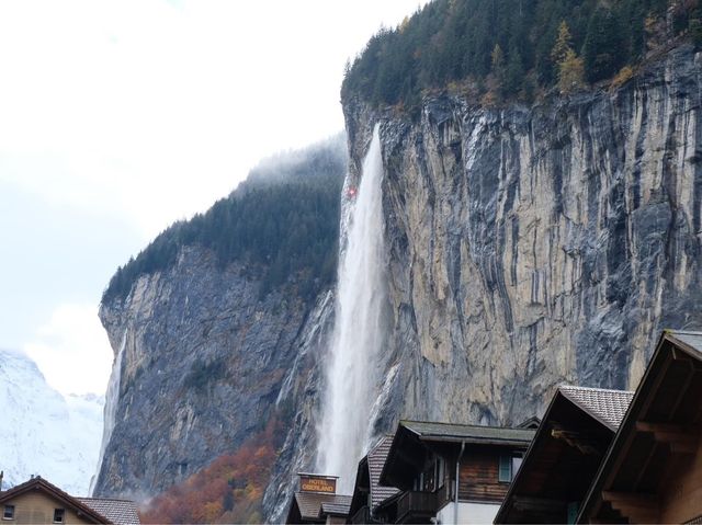 Amazing autumn in Lauterbrunnen, Switzerland