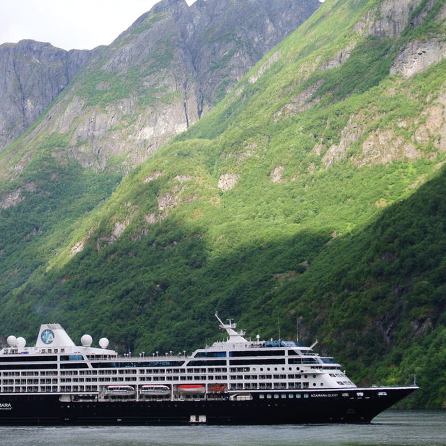 นั่งเรือชมฟยอร์ดที่ Flam, Norway