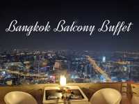 ดินเนอร์บนตึกใบหยกที่ Bangkok Balcony Buffet
