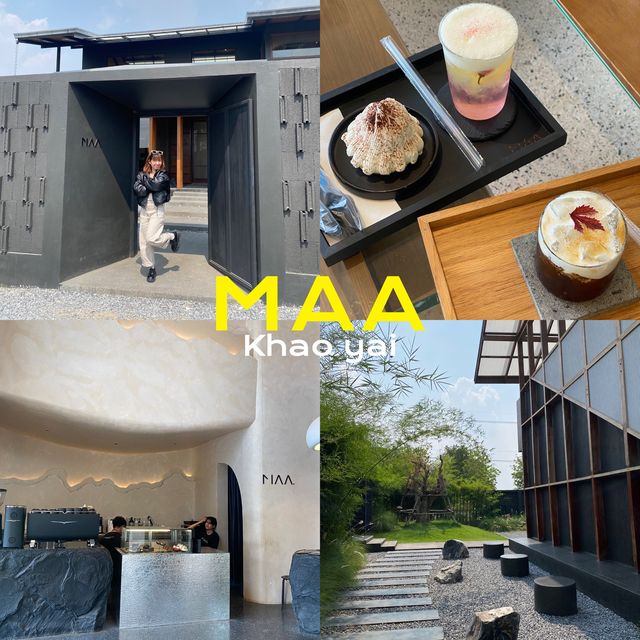 🗻MAA เขาใหญ่ คาเฟ่โทนดำ ท่ามกลางธรรมชาติ 