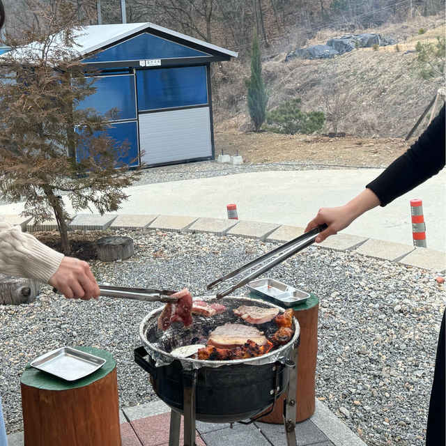 경기도 무제한 고기 글램핑하기 좋은곳!