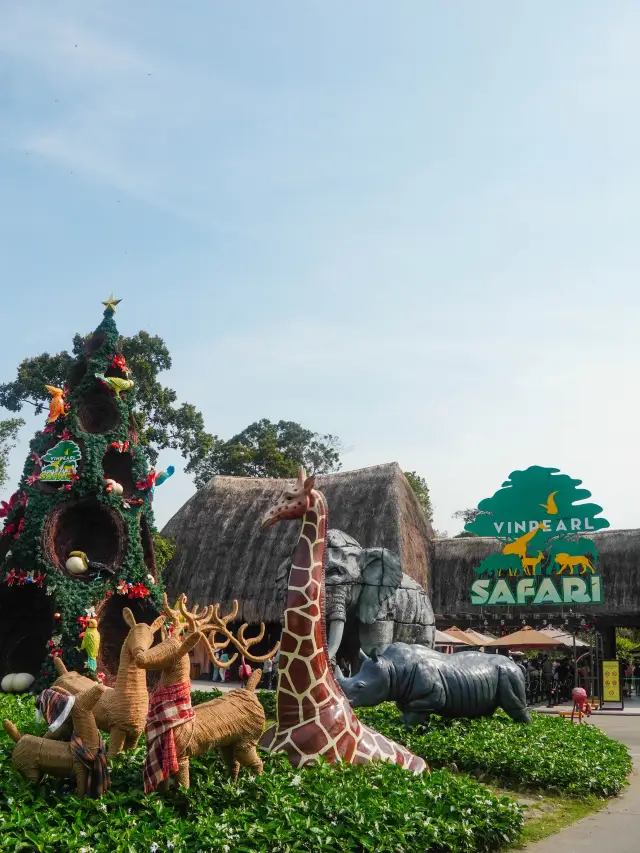 【越南最大野生動物園，近距離接觸動物】 