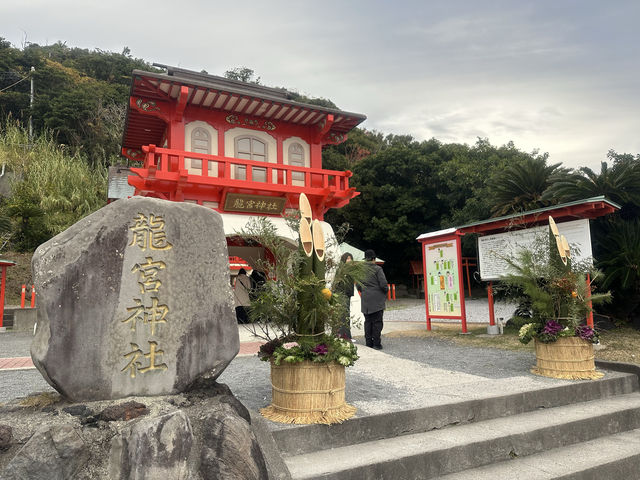 龍宮神社：指宿市古老神社，適合步行遊覽