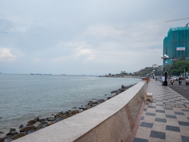 호치민 바다 여행 붕따우 front beach