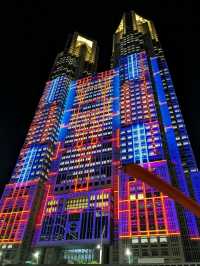 日本東京-免費高樓景觀台&光雕秀：東京都廳展望台