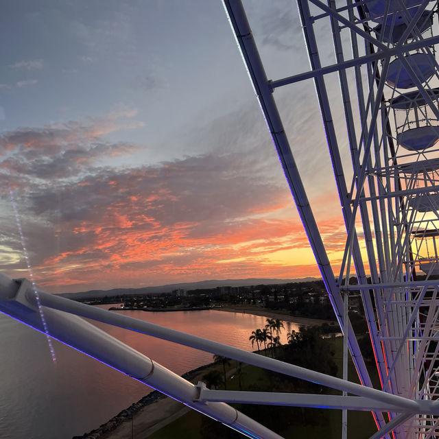 Winter sunsets and Ferris wheels