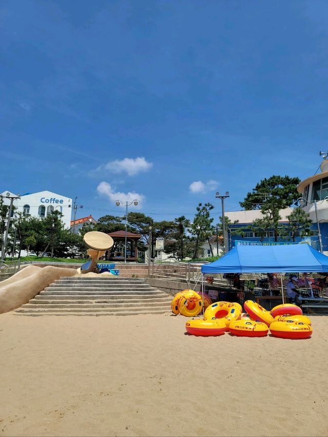 수영하기 좋은 거제 와현해수욕장🏖