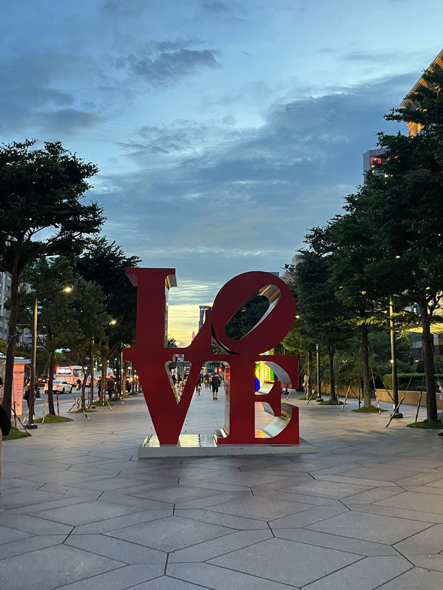 대만 타이베이 101, LOVE 포토존 위치 공유!