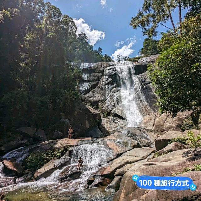 馬來西亞蘭卡威-山林間的消暑戲水勝地：七仙井瀑布