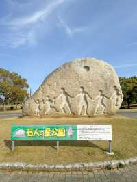 【静岡】モアイ像を発見⁉️石人の星公園の不思議スポット🗿✨