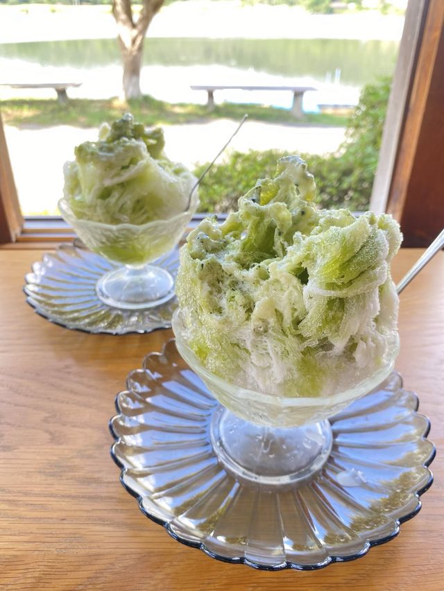 【小野市】夏限定かき氷とまるで一枚絵のような眺め