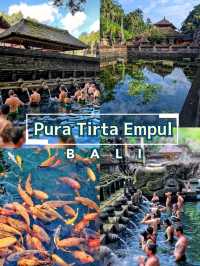 A Purification Rituals at Tirta Empul, absolutely a spiritually enlightening experience!
