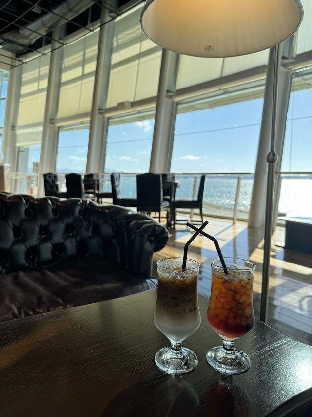 【北九州カフェ】豪華客船デッキをイメージしたカフェでゆっくりティータイム☕️