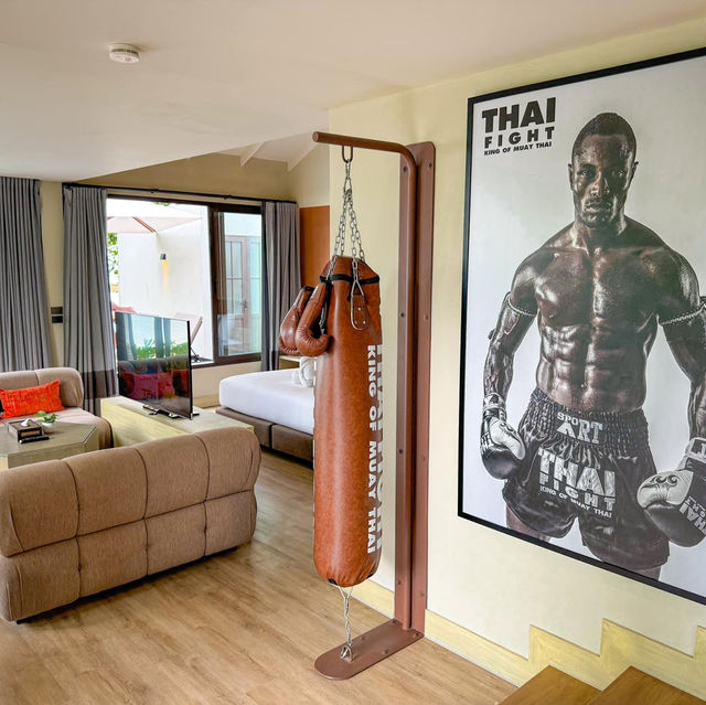 โรงแรมไทยไฟต์ หนึ่งเดียวในเมืองไทย บนเกาะสมุย🏝️🥊