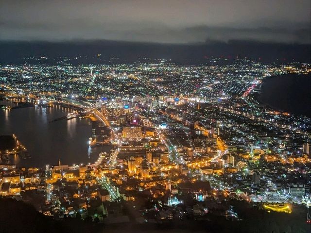 函館景點｜世界三大夜景之一•遺落在輕津海峽上的珠寶盒—函館山夜景
