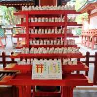 ศาลเจ้าฮิเอะที่มีเสาโทริอิเรียงรายอีกแห่งในโตเกียว