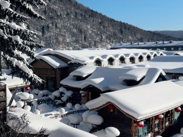 🇨🇳 หมู่บ้านหิมะ "雪乡" ⛄️ ❄️ ☃️ (China Snow Town) 