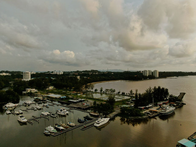 Golden Hour at Miri Marina