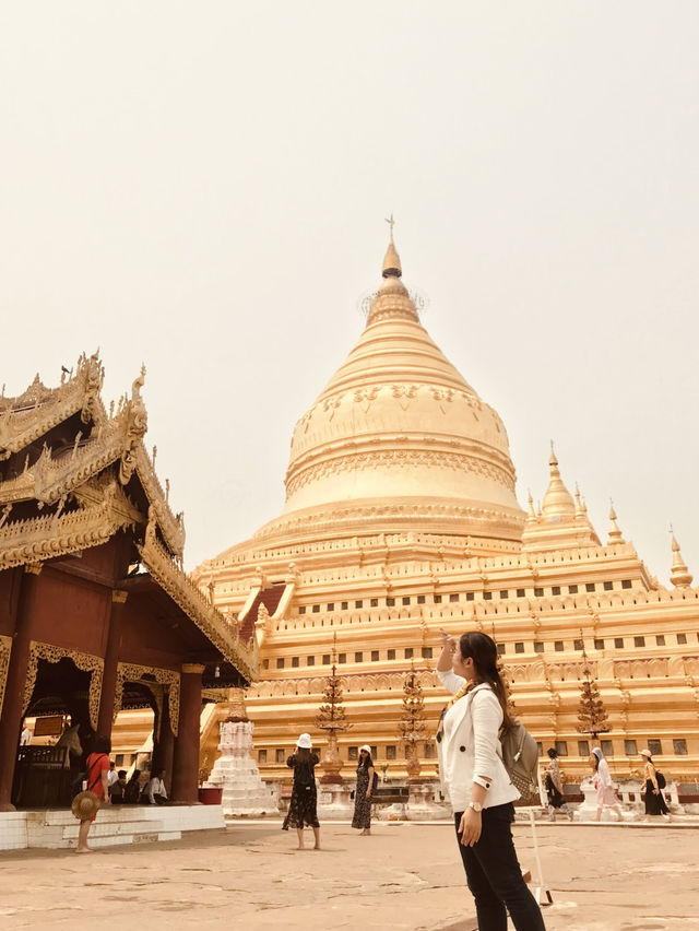 Golden Hour in Bagan , Timeless Journey 