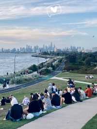 Sunset point at Point Ormond, Melbourne