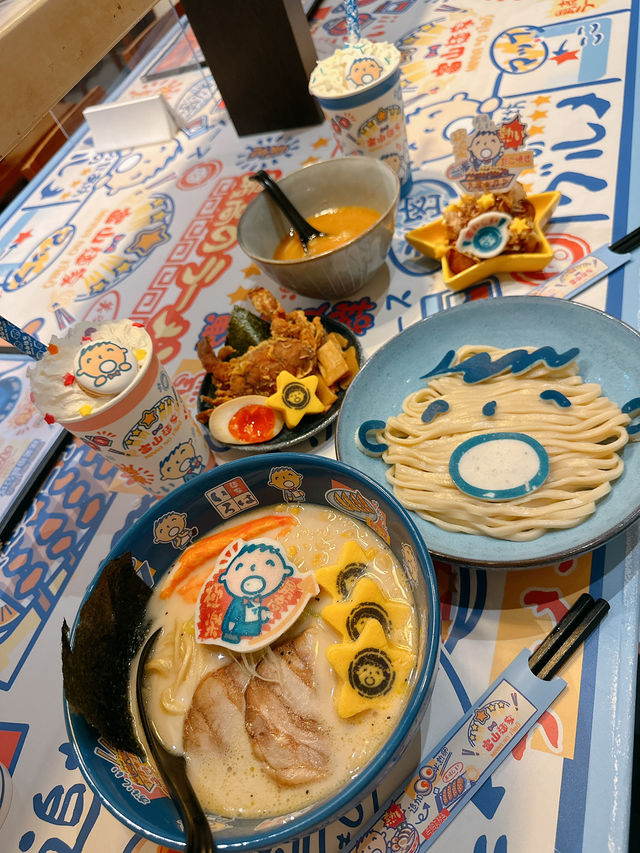 大口仔主題日式拉麵店🍜💙｜富山麵家 (銅鑼灣)